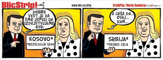 kosovo fusnota srbja 1244 somborac blic.jpg, 121 KB